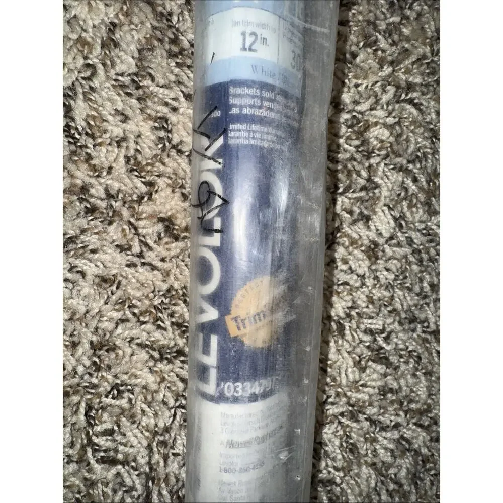 LEVOLOR Trim & Go 27 in x 78 in Roller Shade Room Darkening Brackets Separately